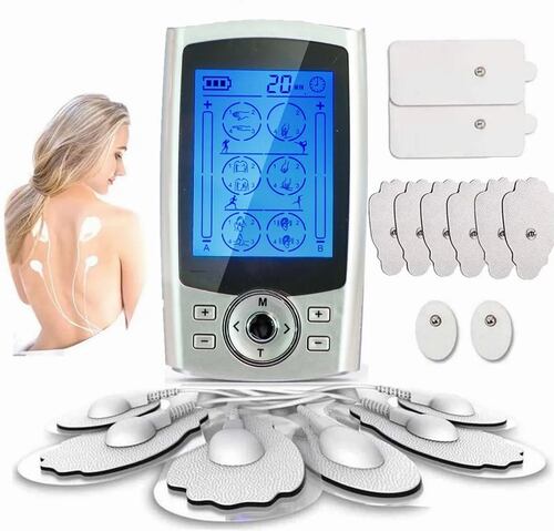 Electroestimulador De Pulso Doble Canal Tens Con 24 Modos