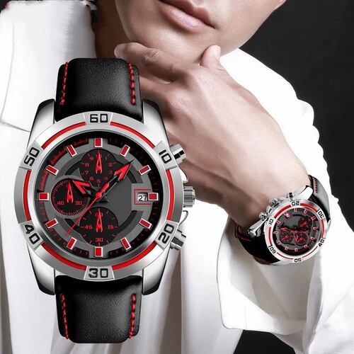 Reloj Pulsera Impermeable Digital Multifunción Para Hombre