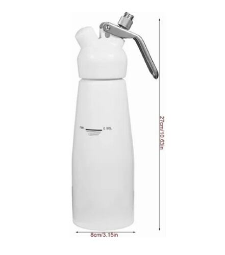 Dispensador De Crema Batida Blanco De 500ml