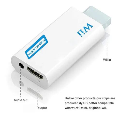 Convertidor Adaptador De Wii A Pc/tv Hd Con Hdmi