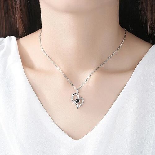 Collar Con Dije Te Amo Ideal Para Pareja