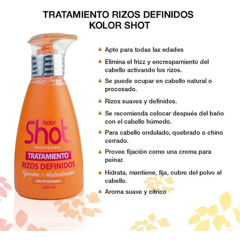 Tratamiento Profesional Rizos Definidos Kolor Shot 250 Ml