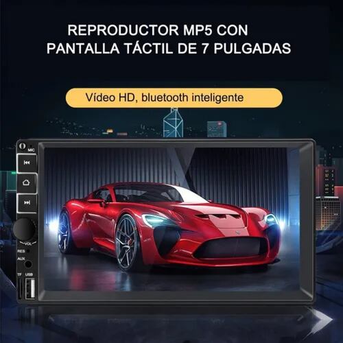 Autoestereos Pantalla Coche Bluetooth Remoto Volante Camara.