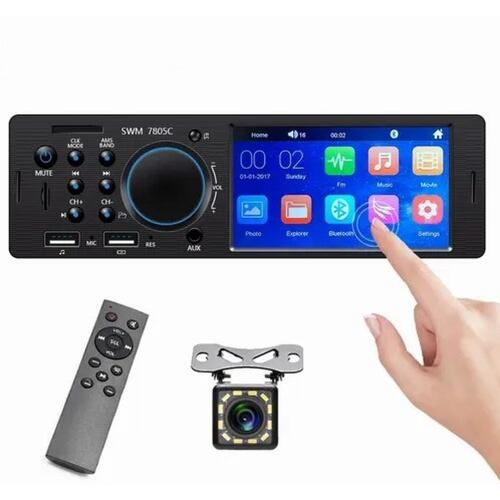 Reproductor Auto Estereo Pantalla Táctil 4.1 Mp5 Bt + Camara