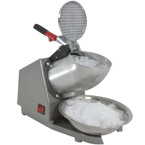 Maquina Trituradora de Hielo Raspados Snacks 450 RPM 65 Kg / h 250 W Acero Inoxidable Plata