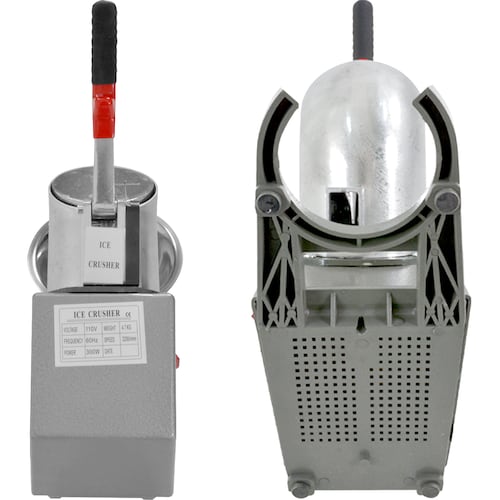 Maquina Trituradora de Hielo Raspados Snacks 450 RPM 65 Kg / h 250 W Acero Inoxidable Plata