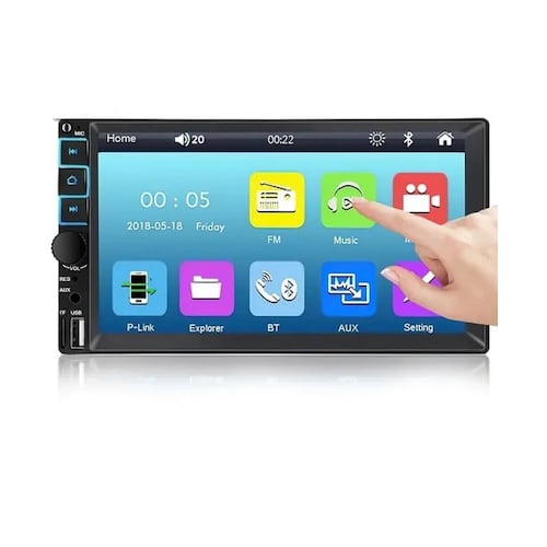 Autoestereos Pantalla Coche Bluetooth Remoto Volante Camara.