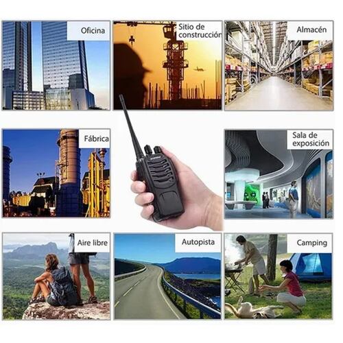 2 Radios Baofeng Bf-888s Uhf Con Manos Libres Set-2