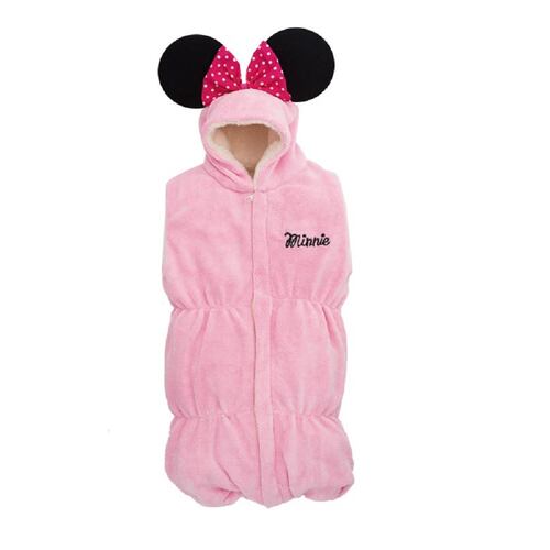 Costalito Minnie Mouse Microfibra 0-6 Meses Chiqui Mundo