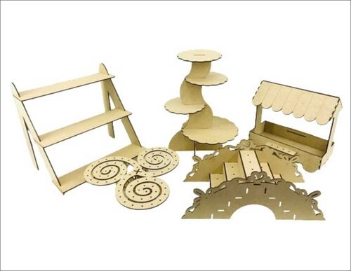 Mesa De Postres, Mesa De Dulces, Candy Bar, Cupcake, model6.