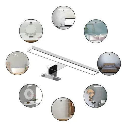 Lámpara Pared Led Para Espejo De Baño Moderna Luz Blanca30cm.