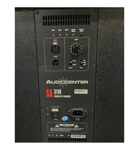 Subwoofer Activo Audiocenter Sa3118  18 PuLG 2000 Watts .