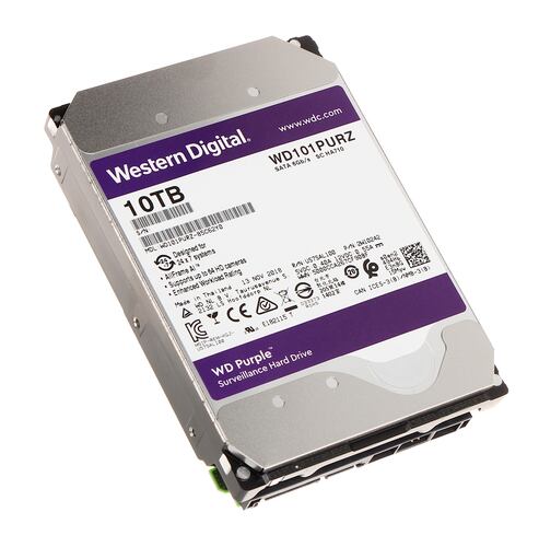 Disco Duro Interno Western Digital WD101PURP 10TB 3.5" SATA 3 256MB