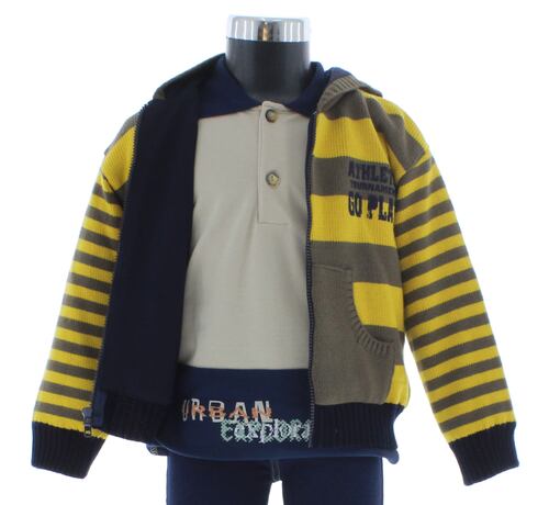 Sudadera Niño Tejida Forrada 3000 1 a 16 Años.