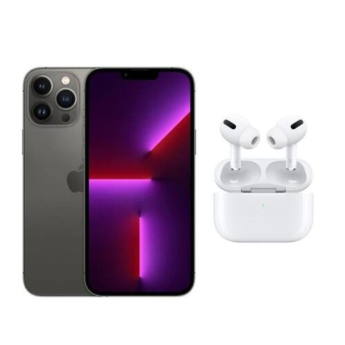Apple IPhone 13 Pro Max Grafito 1TB reacondicionado + Audífonos Airpods 4 de regalo con calidad premium