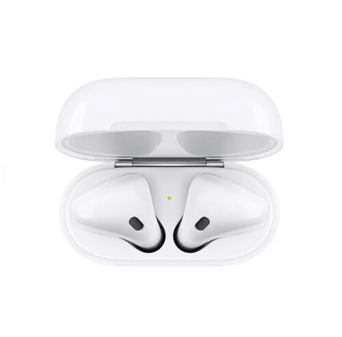 Audifonos Apple Airpods 2da Generacion Blanco con caja de carga.