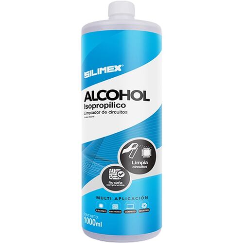 Alcohol Isopropilico Silimex 1 Litro.