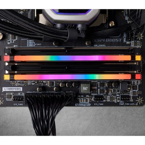 Memorias Ram DDR4 Corsair Vengeance RGB PRO 3600MHz 16GB PC4-28800 Kit 2x8 Negras CMW16GX4M2D3600C18.
