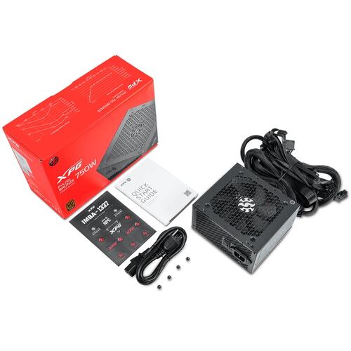 Fuente De Poder XPG PYLON 550W 80 Plus Bronze PYLON550B-BKCUS