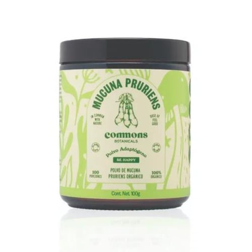Mucuna Pruriens Adaptógeno 100g Commons Polvo 100% Orgánico