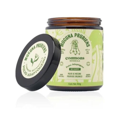 Mucuna Pruriens Adaptógeno 100g Commons Polvo 100% Orgánico