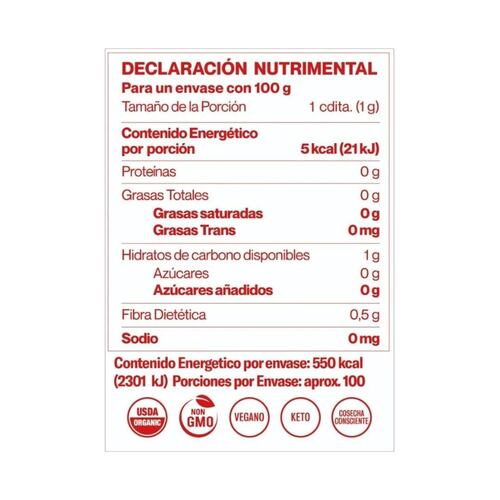 Schisandra Adaptógeno 100g Commons Polvo Berry Orgánico