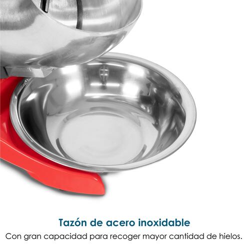 Maquina Trituradora de Hielo 300W 2200 r/min Acero Inoxidable 65 Kg/h