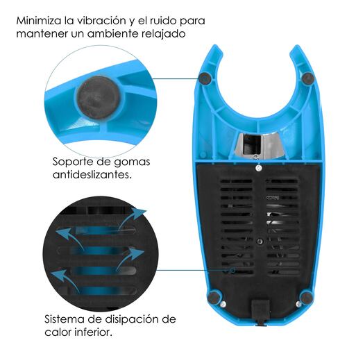 Maquina Trituradora de Hielo 300W 2200 r/min Acero Inoxidable 65 Kg/h