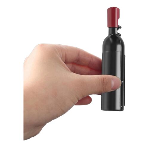 Abridor De Vino Destapa Corchos En Forma De Botella.