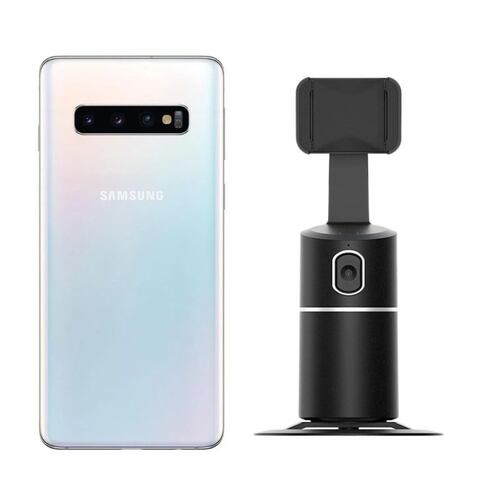 Galaxy S10 Plus 128GB Blanco Reacondicionado Grado A + Estabilizador