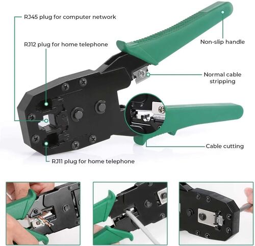 Kit De Herramientas Cableado Redes Utp Basico