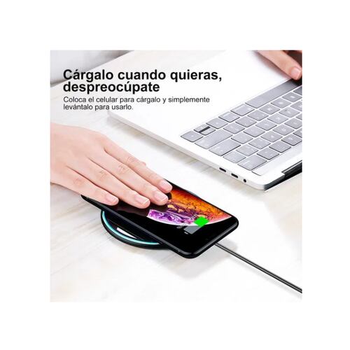 Cargador Inalámbrico Carga Rápida + Clavija 3.0 