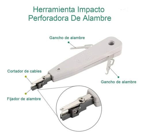 Kit De Herramientas Cableado Redes Utp Rj45 Rj11 