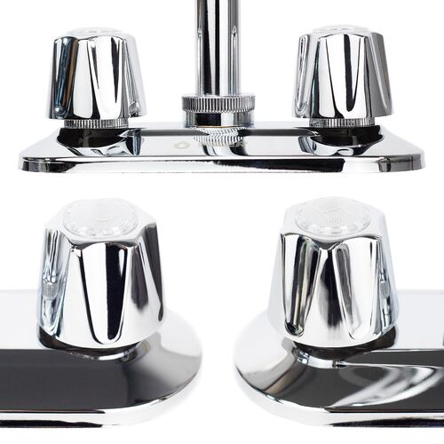 CNX Mezcladora para Lavabo Cubierta en Acero Inoxidable.