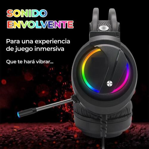 Audifonos Gamer luz Led Colores Ps4 Xbox Pc Laptop nintendo switch tablet smartphone