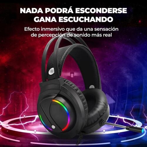 Audifonos Gamer luz Led Colores Ps4 Xbox Pc Laptop nintendo switch tablet smartphone