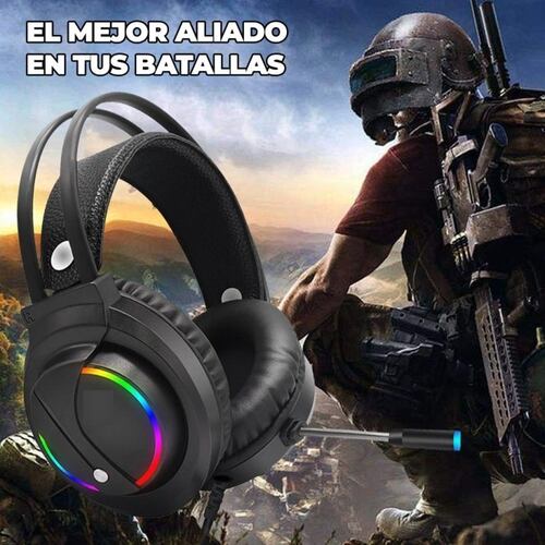 Audifonos Gamer luz Led Colores Ps4 Xbox Pc Laptop nintendo switch tablet smartphone