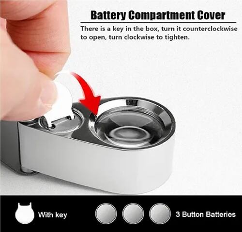 Lupa Joyero Tri C/led 12-22mm 30-60x