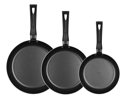 3 Pack De Sartenes Blue De Aluminio Con Duraflon