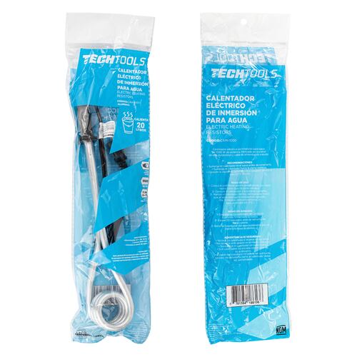 CNX Calentador Eléctrico de inmersión para agua, 1000w con cable de 70 cm largo