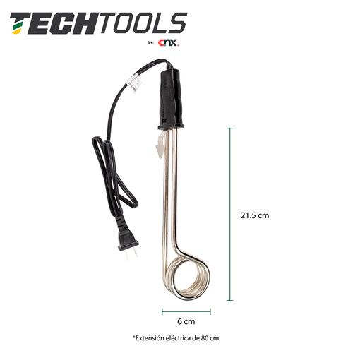 CNX Calentador Eléctrico de inmersión para agua, 2000w con cable de 80 cm largo