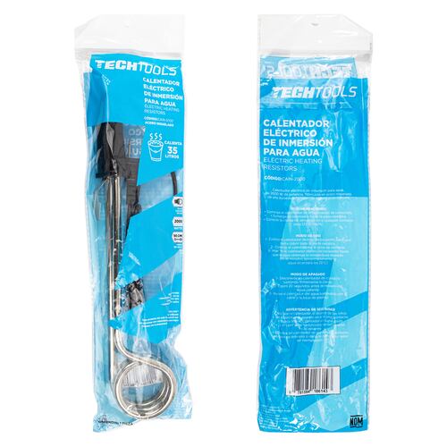 CNX Calentador Eléctrico de inmersión para agua, 2000w con cable de 80 cm largo