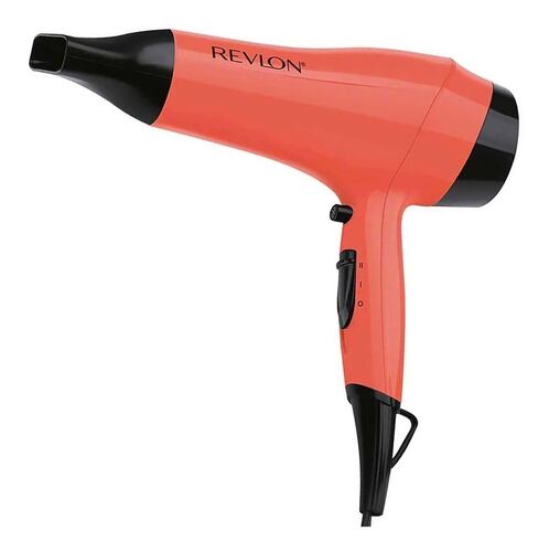 Secadora Cabello Revlon Secado Rápido Triple Cerámica Iones Naranja