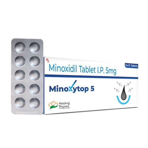 Minoxidil 5mg 50 Tabletas Minoxytop