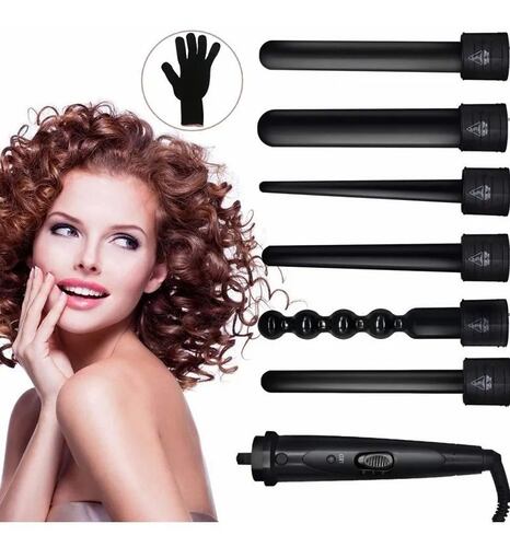 6 En 1 Plancha Rizadora De Cabello Cerámica Profesional