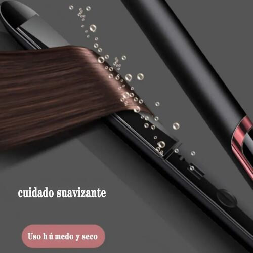 Plancha De Cabello Temperatura Regulable Para Mojado Y Seco