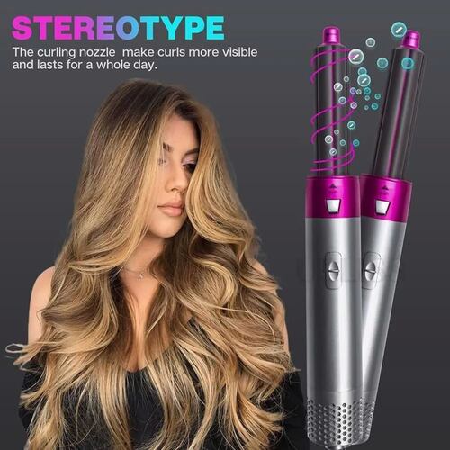 5 Es 1 Cepillo Secador De Pelo Para Peinado De Mujer 110v