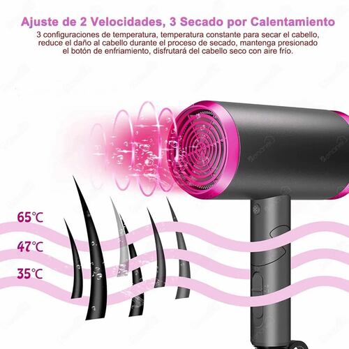 Secador De Pelo De Ion Negativo Plegable Portátil-1800 W