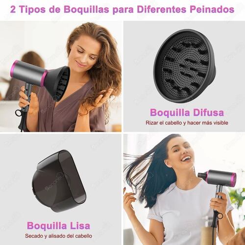 Secador De Pelo De Ion Negativo Plegable Portátil-1800 W