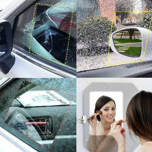 4 micas anti lluvia para automovil